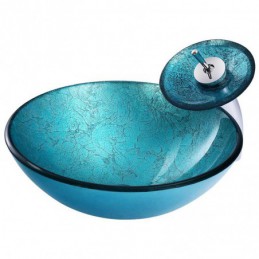 Unique Blue Round Basin...