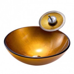 Modern Gold Basin Round...