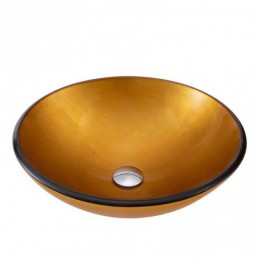 Simple Round Tempered Basin...